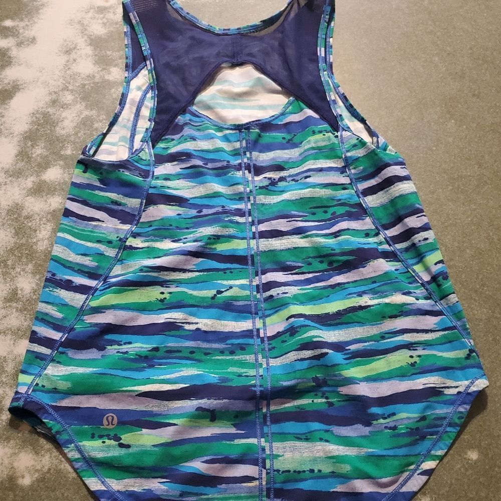 Lululemon Sculpt Tank Seven Wonders Multi / Hero Blue View 2